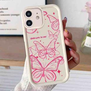 For iPhone 11 Diamond Sand TPU Full Coverage Phone Case(JGS22 White)