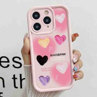 For iPhone 11 Pro Diamond Sand TPU Full Coverage Phone Case(JGS19 Pink)