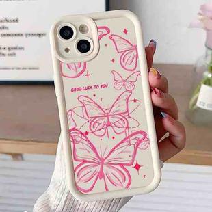 For iPhone 13 Diamond Sand TPU Full Coverage Phone Case(JGS22 White)