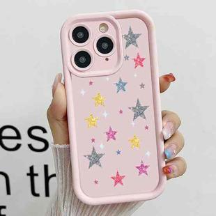 For iPhone 13 Pro Max Diamond Sand TPU Full Coverage Phone Case(JGS20 Pink)