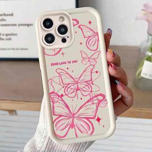 For iPhone 14 Pro Diamond Sand TPU Full Coverage Phone Case(JGS22 White)