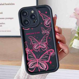 For iPhone 14 Pro Diamond Sand TPU Full Coverage Phone Case(JGS22 Black)