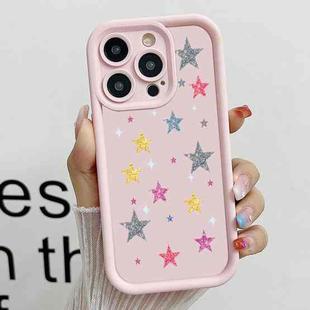 For iPhone 14 Pro Max Diamond Sand TPU Full Coverage Phone Case(JGS20 Pink)