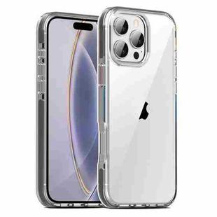 For iPhone 16 Pro TPE Airbag TPU+ PC Full Coverage Phone Case(Grey)