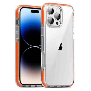 For iPhone 14 Pro TPE Airbag TPU+ PC Full Coverage Phone Case(Orange)