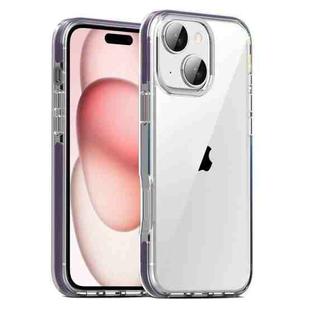 For iPhone 15 Plus TPE Airbag TPU+ PC Full Coverage Phone Case(Purple)