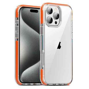 For iPhone 15 Pro TPE Airbag TPU+ PC Full Coverage Phone Case(Orange)