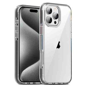 For iPhone 15 Pro TPE Airbag TPU+ PC Full Coverage Phone Case(Grey)