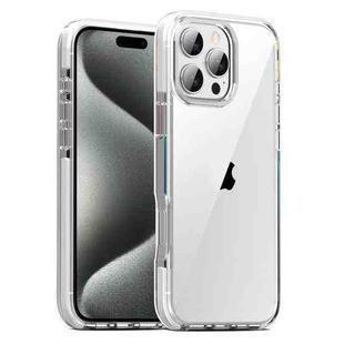 For iPhone 15 Pro TPE Airbag TPU+ PC Full Coverage Phone Case(White)