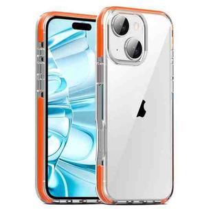 For iPhone 16 Plus TPE Airbag TPU+ PC Full Coverage Phone Case(Orange)