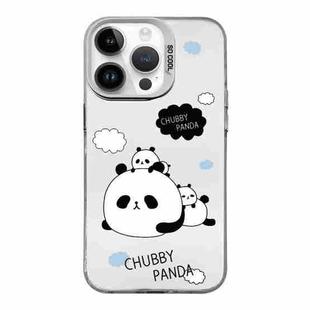 For iPhone 12 Pro Cartoon Panda TPU Hybrid PC Phone Case(Sleep Panda)