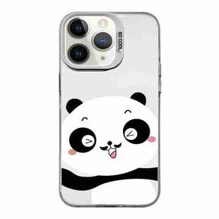 For iPhone 11 Pro Max Cartoon Panda TPU Hybrid PC Phone Case(Wink Panda)