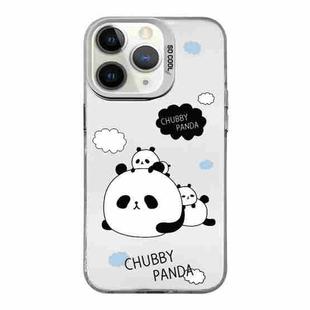 For iPhone 11 Pro Max Cartoon Panda TPU Hybrid PC Phone Case(Sleep Panda)