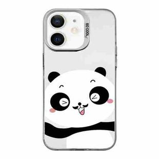 For iPhone 11 Cartoon Panda TPU Hybrid PC Phone Case(Wink Panda)