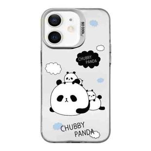 For iPhone 11 Cartoon Panda TPU Hybrid PC Phone Case(Sleep Panda)