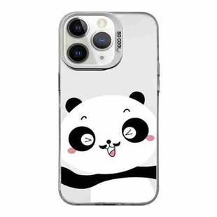 For iPhone 11 Pro Cartoon Panda TPU Hybrid PC Phone Case(Wink Panda)