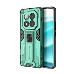 For Redmi Note 14 Pro+ 5G Supersonic PC + TPU Holder Phone Case(Green)