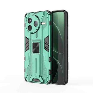 For Redmi K80 Supersonic PC + TPU Holder Phone Case(Green)