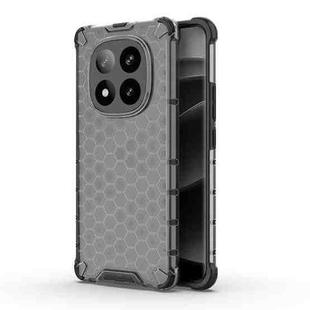 For Redmi Note 14 Pro+ 5G Honeycomb Shockproof Phone Case(Black)