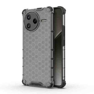 For Redmi K80 Pro Honeycomb Shockproof Phone Case(Black)