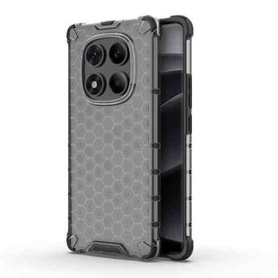 For Redmi Note 14 Pro 4G Honeycomb Shockproof Phone Case(Black)