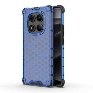 For Redmi Note 14 Pro 4G Honeycomb Shockproof Phone Case(Blue)