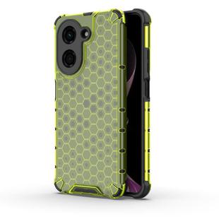 For Redmi A5 4G 171.7mm / Poco C71 Honeycomb Shockproof Phone Case(Green)