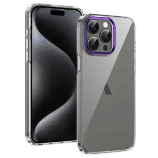 For iPhone 13 Pro Max Ice Feel HD Transparent PC Full Coverage Phone Case(Purple)