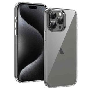 For iPhone 16 Pro Ice Feel HD Transparent PC Full Coverage Phone Case(Black)