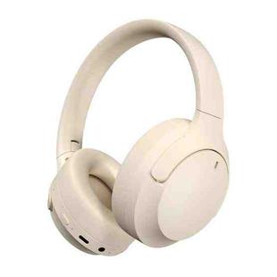 NC10 ANC Active Noise Reduction Head-mounted Bluetooth Earphone(Beige)