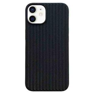 For iPhone 11 Weave Texture TPU Phone Case(Black)