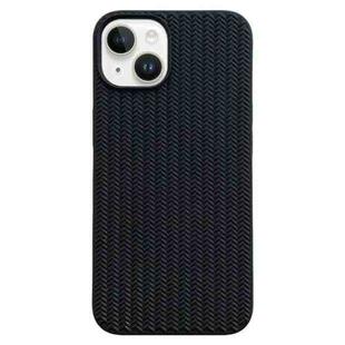 For iPhone 13 Weave Texture TPU Phone Case(Black)