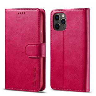 For iPhone 12 mini LC.IMEEKE Calf Texture Horizontal Flip Leather Case with Holder & Card Slots & Wallet(Red)