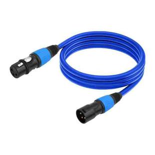 JC1015 XLR 3pin Male to Female Audio Cable, Length:1m(Blue)