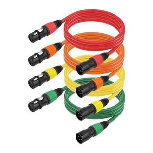 4 Color / Set JC1015 XLR 3pin Male to Female Audio Cable, Length:1.8m