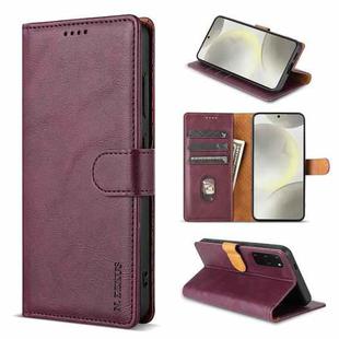 For Motorola Moto G Power 5G N.BEKUS CSJ-P1 Solid Color Leather Phone Case(Wine Red)