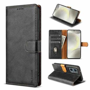 For Motorola Moto G Play 2024 N.BEKUS CSJ-P1 Solid Color Leather Phone Case(Black)