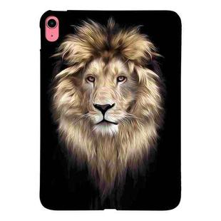 For iPad 10th Gen 10.9 2022 Color Painting Pattern Smart Tablet TPU Case(Lion)