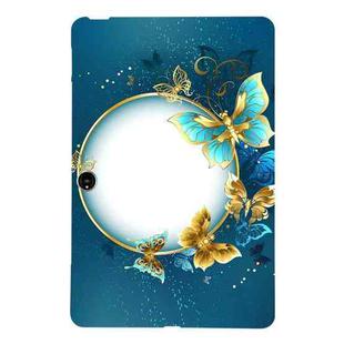 For OPPO Pad Neo / Pad Air2 / Pad Go Color Painting Pattern Smart Tablet TPU Case(Butterfly Circle)