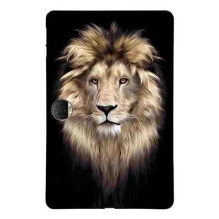 For Honor Pad 9 Color Painting Pattern Smart Tablet TPU Case(Lion)