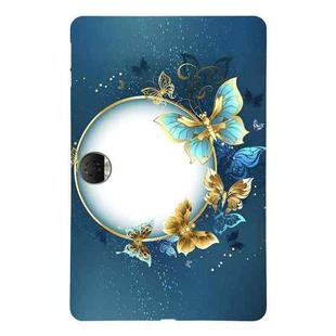 For Honor Pad 9 Color Painting Pattern Smart Tablet TPU Case(Butterfly Circle)