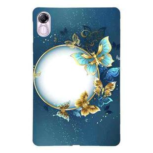 For Honor Pad X8 Pro / X9 Color Painting Pattern Smart Tablet TPU Case(Butterfly Circle)