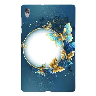 For Lenovo Tab M10 HD Gen 2 Color Painting Pattern Smart Tablet TPU Case(Butterfly Circle)