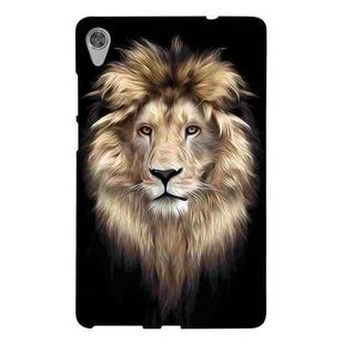 For Lenovo Tab M8 HD Color Painting Pattern Smart Tablet TPU Case(Lion)