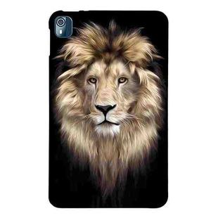 For Nokia T10 Color Painting Pattern Smart Tablet TPU Case(Lion)