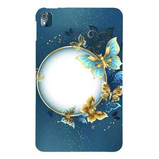 For Nokia T10 Color Painting Pattern Smart Tablet TPU Case(Butterfly Circle)