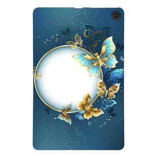 For Amazon Fire Max 11 Color Painting Pattern Smart Tablet TPU Case(Butterfly Circle)