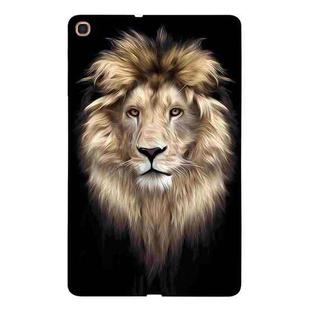 For Samsung Galaxy Tab A 10.1 (2019) Color Painting Pattern Smart Tablet TPU Case(Lion)