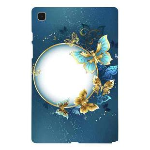 For Samsung Galaxy Tab A7 10.4 2020 Color Painting Pattern Smart Tablet TPU Case(Butterfly Circle)