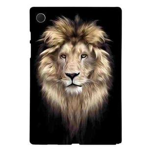 For Samsung Galaxy Tab A8 10.5 2021 Color Painting Pattern Smart Tablet TPU Case(Lion)